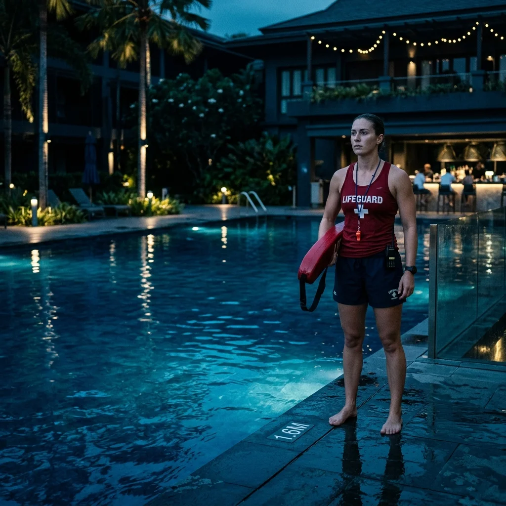 Servicio certificado de salvamento acuático y piscinas